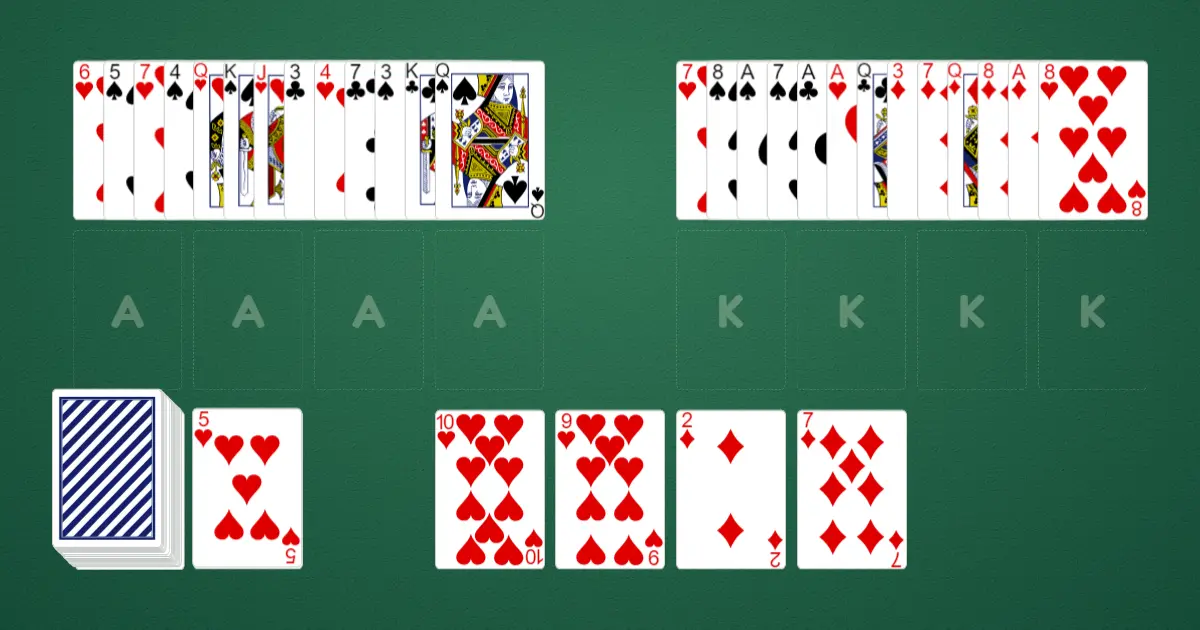 Tablero de Aces and Kings