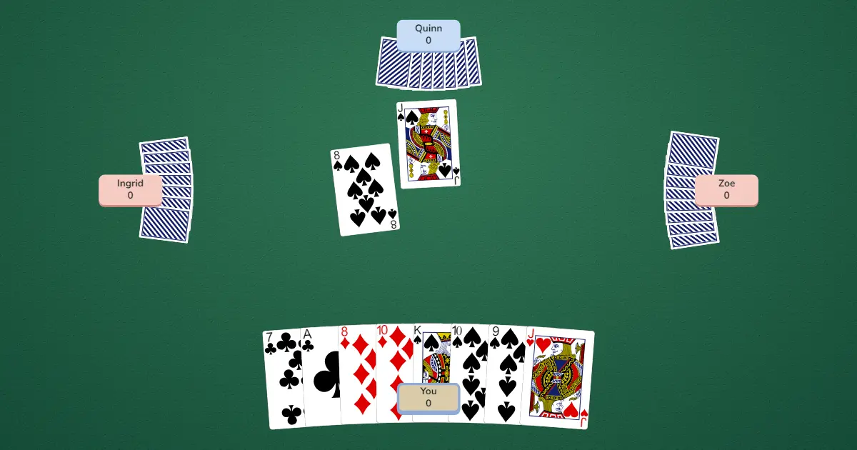 Tablero de French Belote