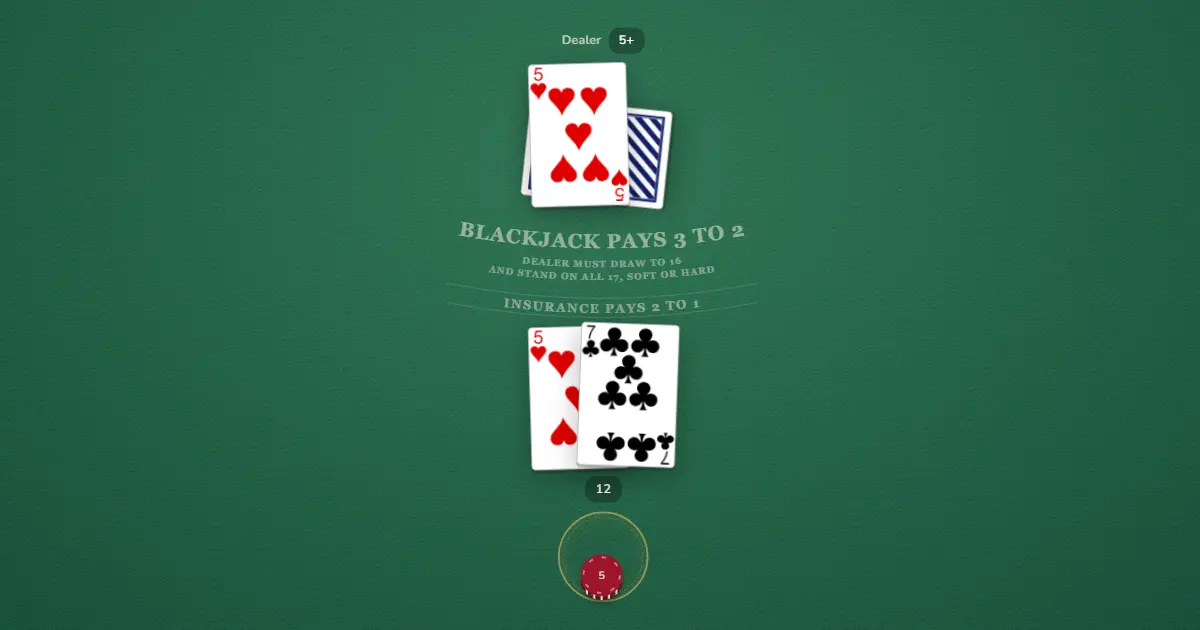Tablero de Vegas Strip Blackjack