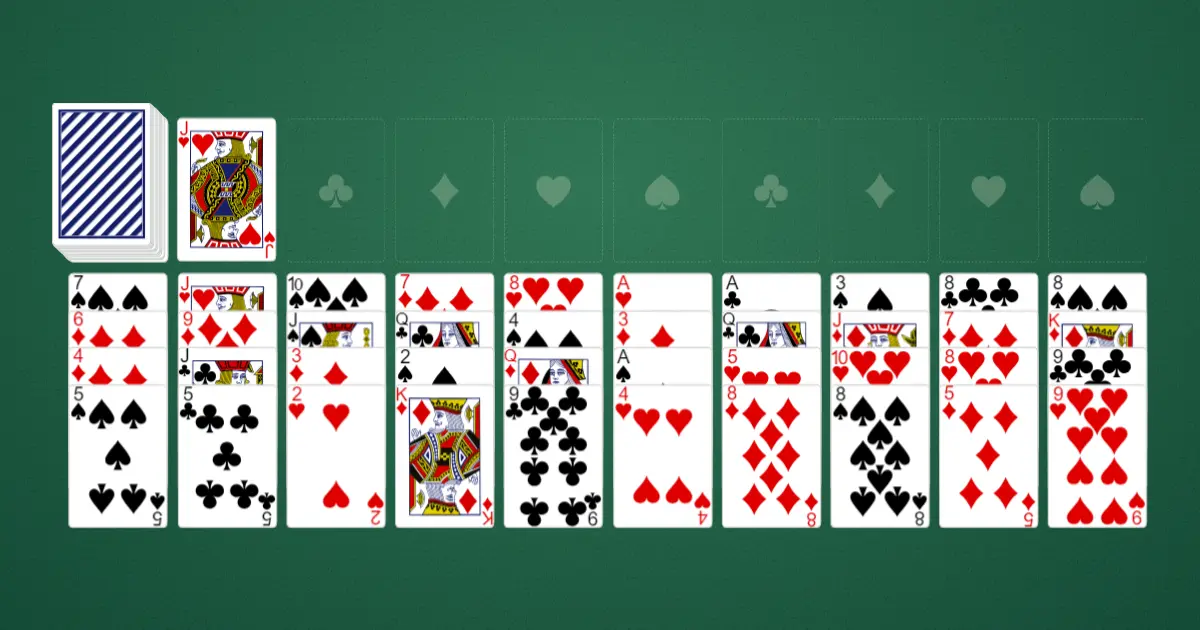 Tablero de Forty Thieves