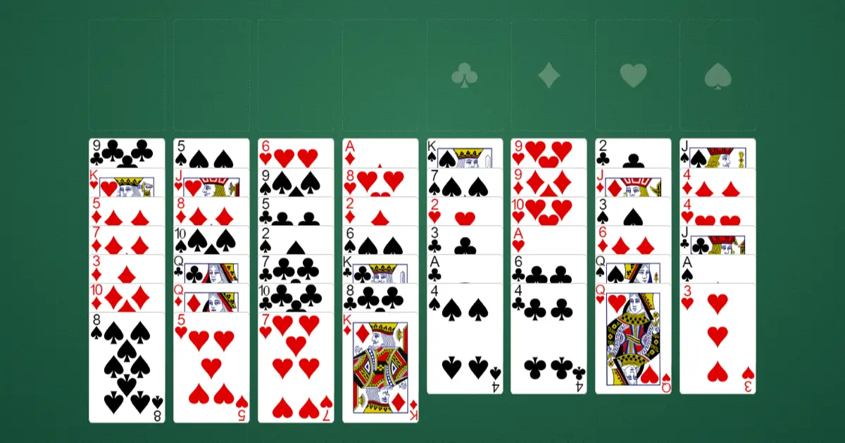 Tablero de FreeCell