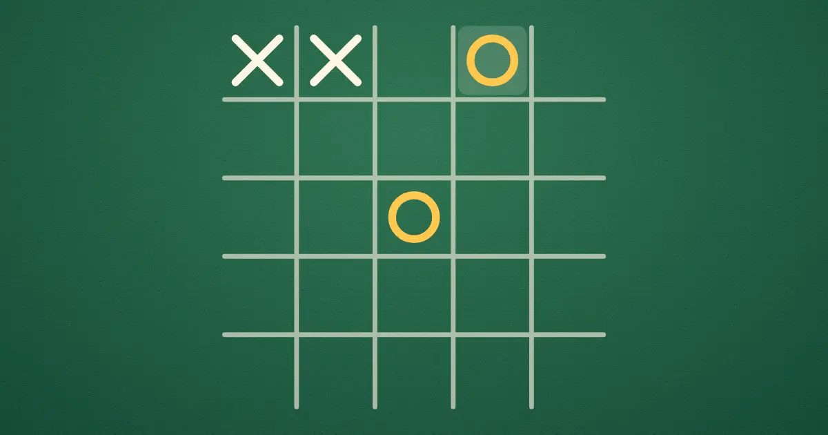 Tablero de Tic-tac-toe 5x5